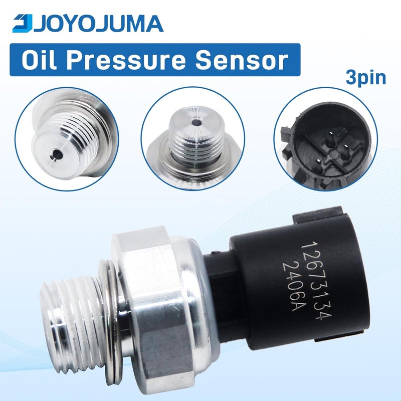 JOYOJUMA 12673134 Oil Pressure Sensor Switch for Chevrolet Silverado 1500 2500 Suburban Buick Chevy Express Avalanche Camaro Tahoe Colorado Equinox GMC Savana,Sierra anyon Cadillac Escalade 2009-2020 - Image 4
